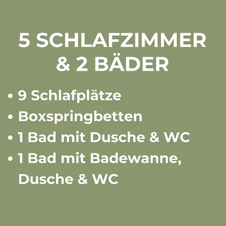 Schroeder | | Hunde Willkommen | 9 Personen Дом отдыха