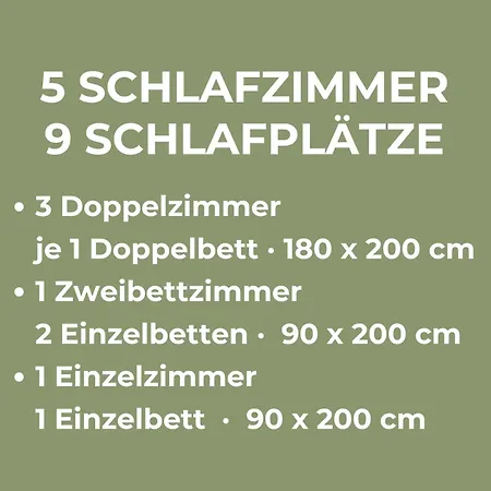 Дом отдыха Schroeder | | Hunde Willkommen | 9 Personen Лосбург
